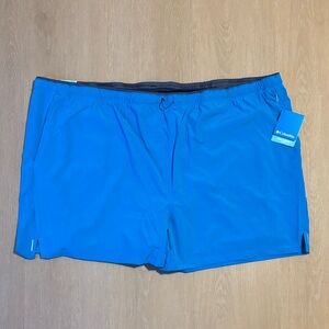 NWT Columbia Blue Alpine Chill Zero Short size 5X